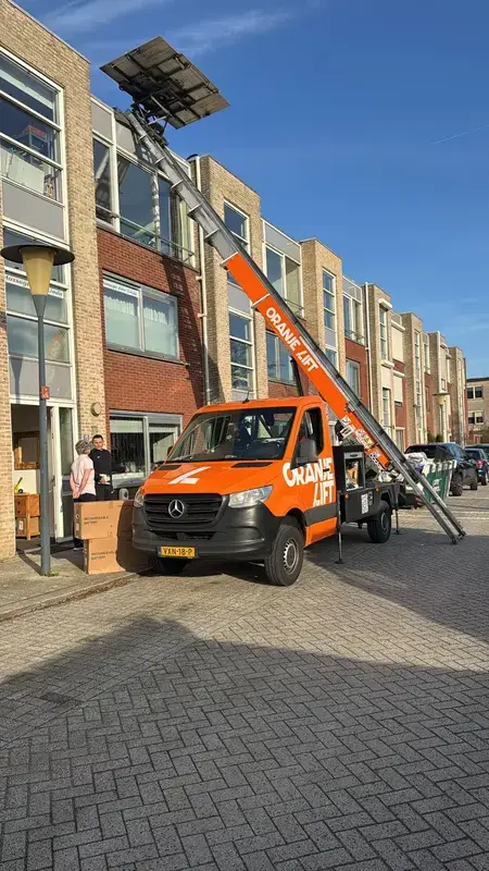 Verhuislift bij nieuwbouwwijk Ypenburg Den Haag