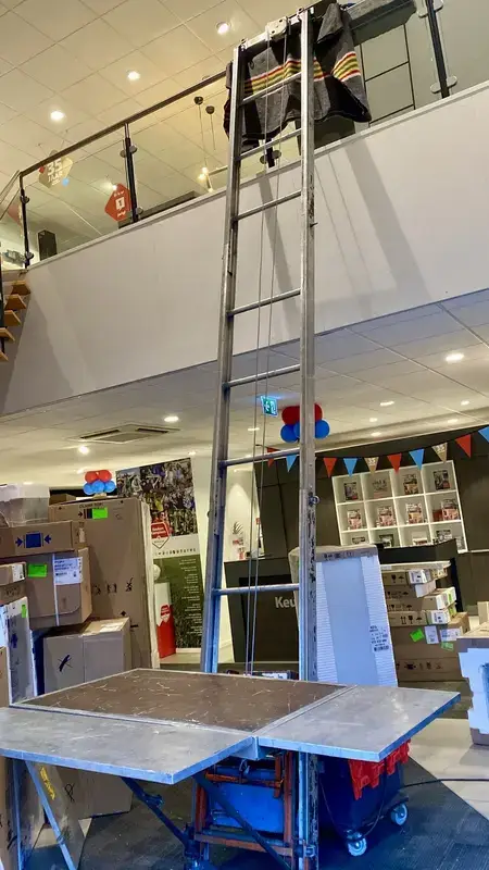 Verhuislift bij woning in Hoorn